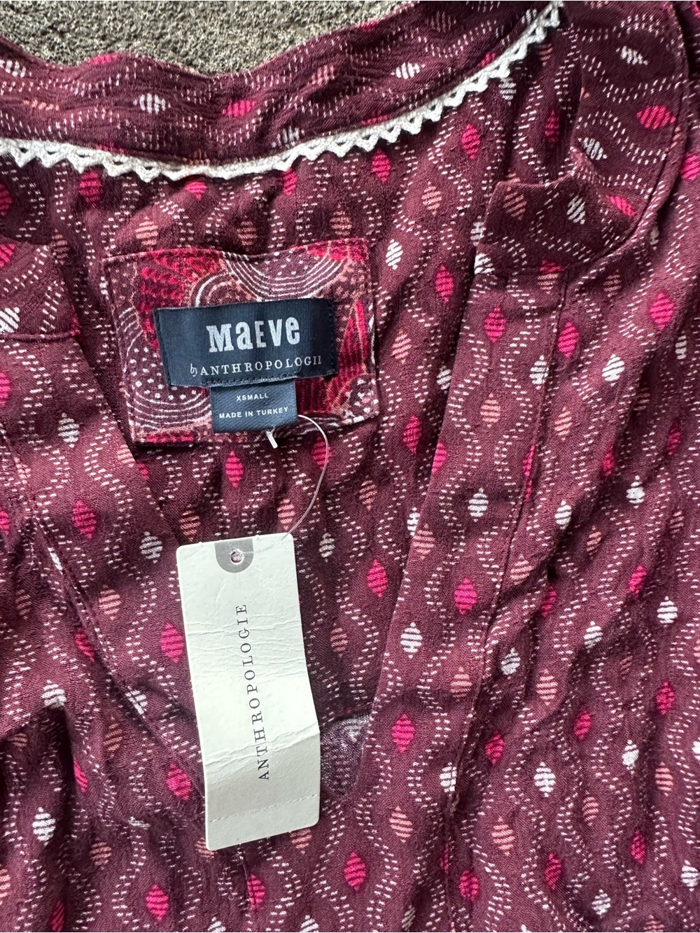 Anthropologie Maeve Amber Tiered Tunic Dress - Picture 8 of 8